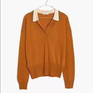 Madewell Colorblock Polo Sweater ✨